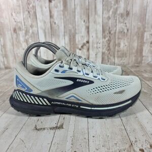 Brooks Adrenaline GTS 23 Womens Running Shoes Grey Blue 1203811B471 Size 8 B